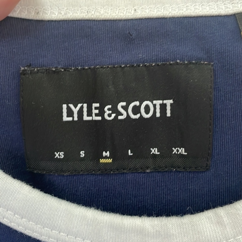 Lyle & Scott - Ringer T-Shirt - Navy - M - Picture 3 of 9